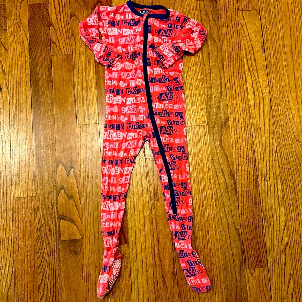 Kickee Pants Footie 18-24m. Line Dried, fragrance free detergent.